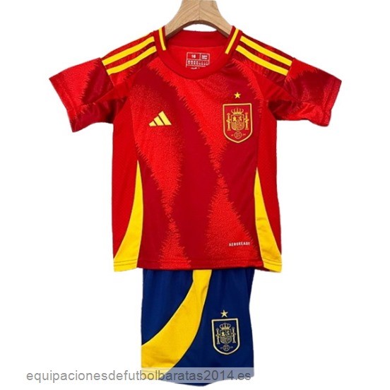 Nuevo 1ª Conjunto De Niños Espana 2024 Rojo Baratas